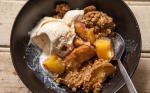 Dutch Slow Cooker Peach Crumble Recipe Dessert