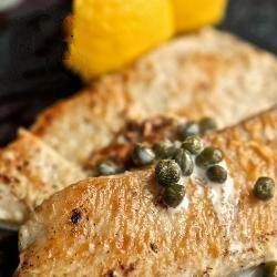 Canadian Tilapia in Cream Sauce with Capers Dinner