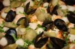 American Paellastyle Shellfish Pasta Dessert