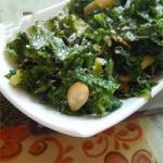 Canadian Kale with Pine Nuts and Cheese Appetizer