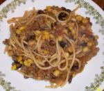 American Taco Spaghetti Casserole Dinner