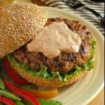 Asian Spicy Asian Ground Pork Burgers BBQ Grill