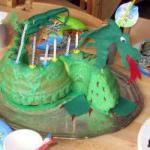 British Easier Dragon Cake for Childrens Birthday Dessert
