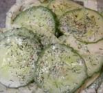 American Cool and Creamy Cucumber Salad 1 Appetizer