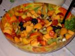American Fruit Salad With Honey Ginger Lime Dressing Dessert