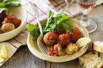 Spanish Chickpea Balls With Romesco Sauce Recipe recipe