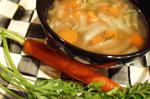 American Carrot Top  Quinoa Soup Appetizer