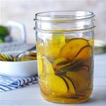 American Sweet and Sour Zucchini Pickles Appetizer