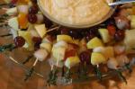 American Marinated Fruit Kabobs Dessert