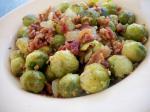 Canadian Bacon Brussels Sprouts yum Appetizer