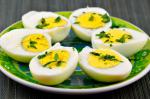 American Hard Cooked Eggs in the Oven baked Eggs Appetizer