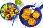 Canadian Pumpkin And Chickpea Patties With Rocket Pesto Recipe Appetizer