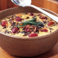 American wild rice-cranberry soup Dinner
