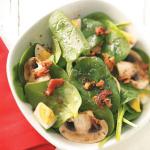 British Super Spinach Salad for Two Appetizer