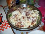 American Layered Cauliflower Salad 1 Appetizer