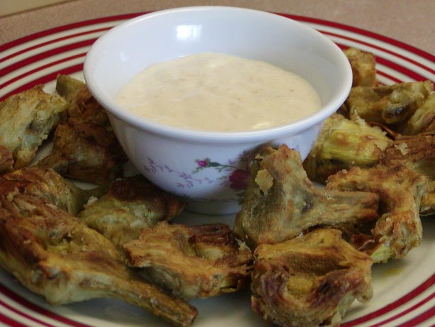 American Fried Baby Artichokes Appetizer