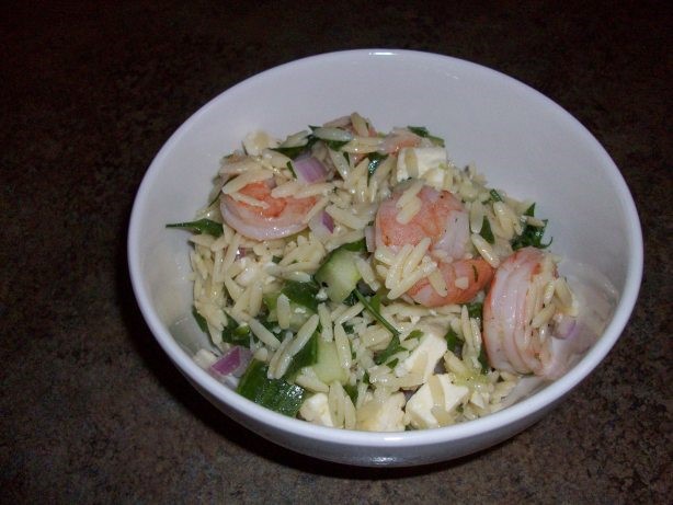 American Barefoot Contessas Roasted Shrimp and Orzo Dinner