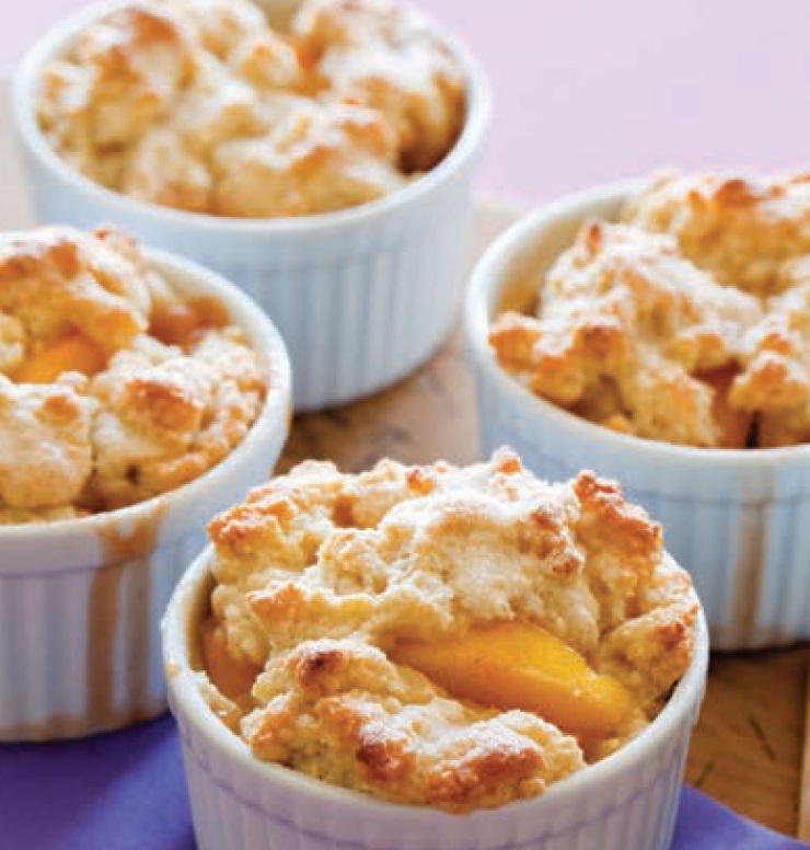 British Peach Cobbler Dessert