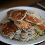 American Buttermilk Blueberry Pancakes Breakfast