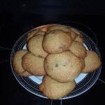 American Fluffy Cookies with Chocolate Chips Dessert
