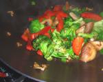 Chilean Broccoli n Red Peppers Stir Fried Dinner