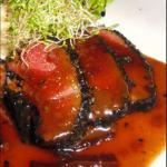 Canadian Ahi Tuna Blackened with Soy Mustard Sauce and Beurre Blanc boom BBQ Grill