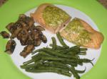 American Baked Salmon With Dill Mustard Sauce Appetizer