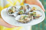 American Pancetta and Lemon Oysters Recipe Dinner
