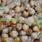 Mexican Salad of Chickpeas Vegan Appetizer