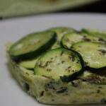 American Blank of Zucchini to the Steam Appetizer