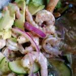 Chilean Special Aguachile Fresh Shrimp Dinner