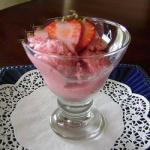American Raspberry Ice Cream in  Minutes Dessert