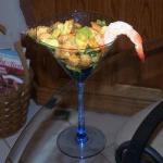 Brazilian Shrimp with Avocado Salad Appetizer