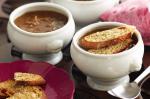 French French Onion Soup With Parmesan Croutons Recipe Appetizer