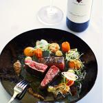 American Vasse Felix Cabernet and Beef Appetizer