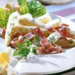 Canadian Ham Salad with Asparagus and Parsley Appetizer