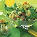 Canadian Macaroni Salad and Sauce of Cucumber Appetizer