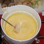 American Cheese Fondue for Boys Appetizer