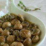 Marinated Mushrooms as Antipasti recipe