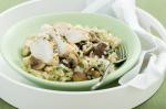 American Mushroom Risotto With Tarragon Chicken Recipe Dinner