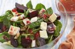 Canadian Beetroot Spinach and Raspberry Salad Recipe Appetizer