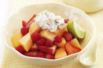 Canadian Berry Fruit Salad With Crunchy Yoghurt Recipe Appetizer
