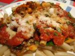 American Penne With Spicy Red Sauce Dinner
