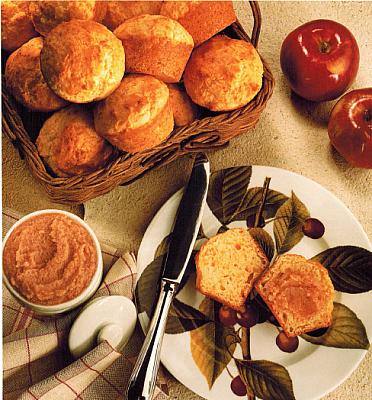 Canadian Cheddar Muffins with Apple Butter Dessert