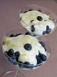 American Blueberrries With Lemon Cream Dessert