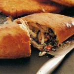 American Calzones with Chicken and Spinach Dinner