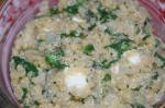 American Quinoa With Spinach and Feta Cheese Appetizer