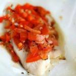 American Baked Cod with Tomato Basil and Paprika Dinner