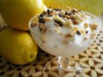 British Limoncello Syllabub With Crushed Amaretti Cookies Appetizer