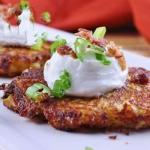 American Loaded Mashed Potato Cakes Recipe Appetizer